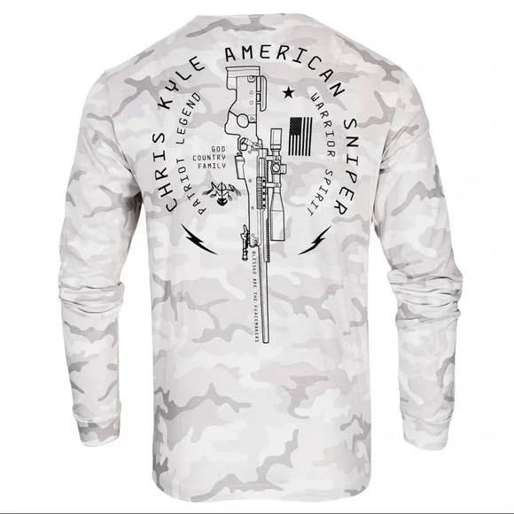 Howitzer Style Men's T-Shirt Chris Kyle Spirit Military Grunt MFG - Picture 3 of 10